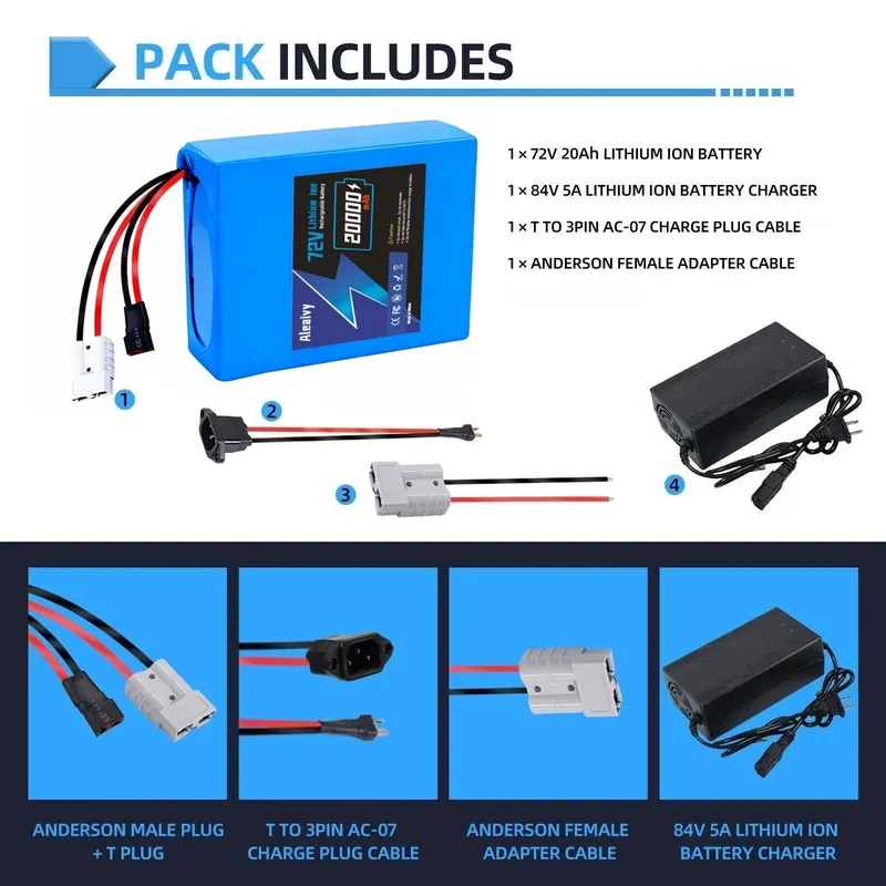 72V 84V 20S4P 20AH 20S6P 30AH  - 72V 40Ah Lifepo4 Battery Pack のレビューと価格